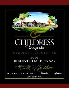 Childress Vineyards in the Yadkin Valley, North Carolina